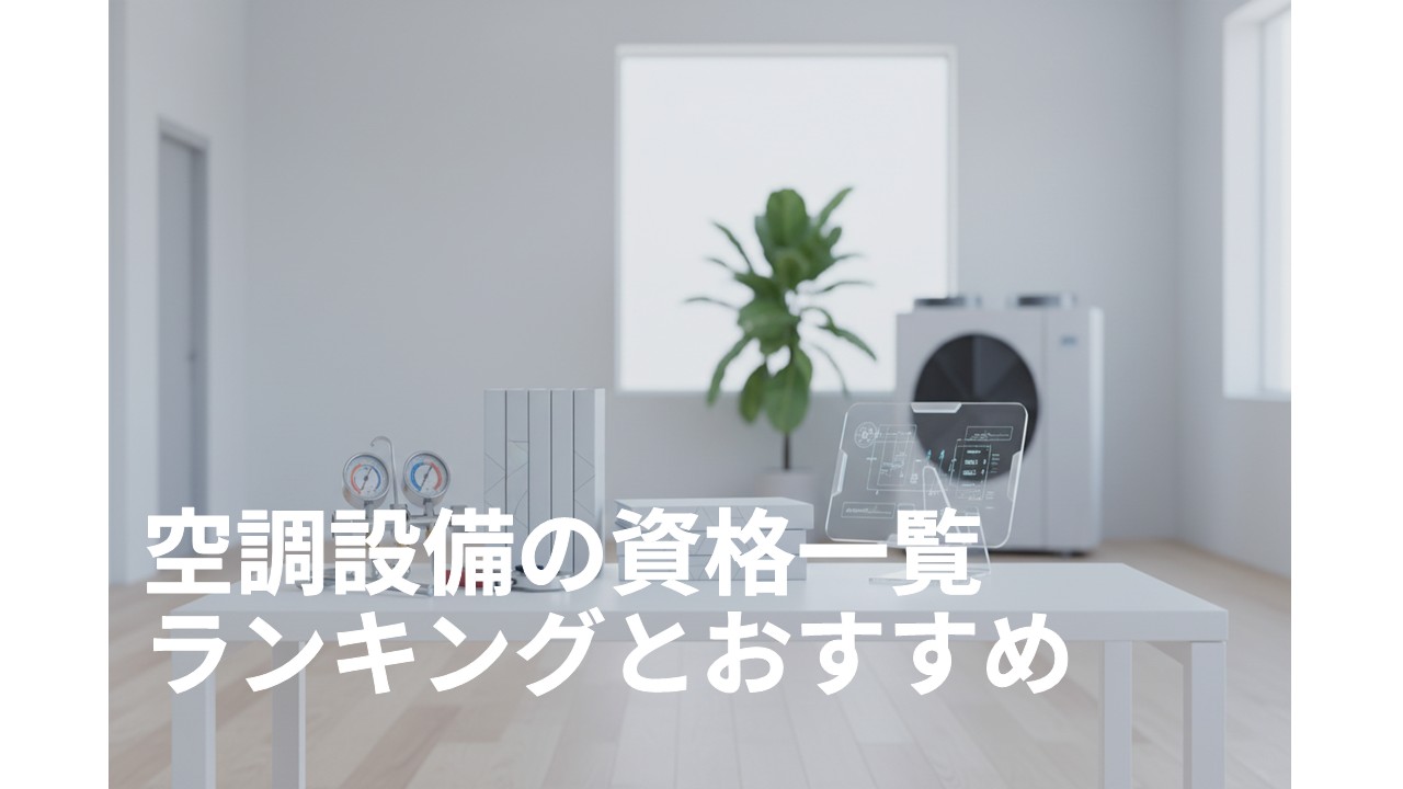 空調設備の資格一覧